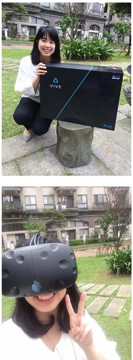 林日璇成為Vive第一個使用客戶