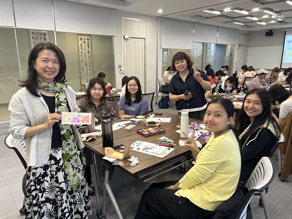 傳院院導師活動 — 和諧粉彩工作坊療癒登場 透過藝術讓人得到幸福